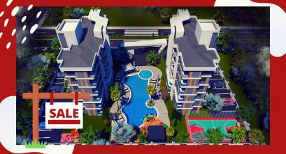 Apartments for sale in installments in Antalya Altintas within the Viamar Daisy complex