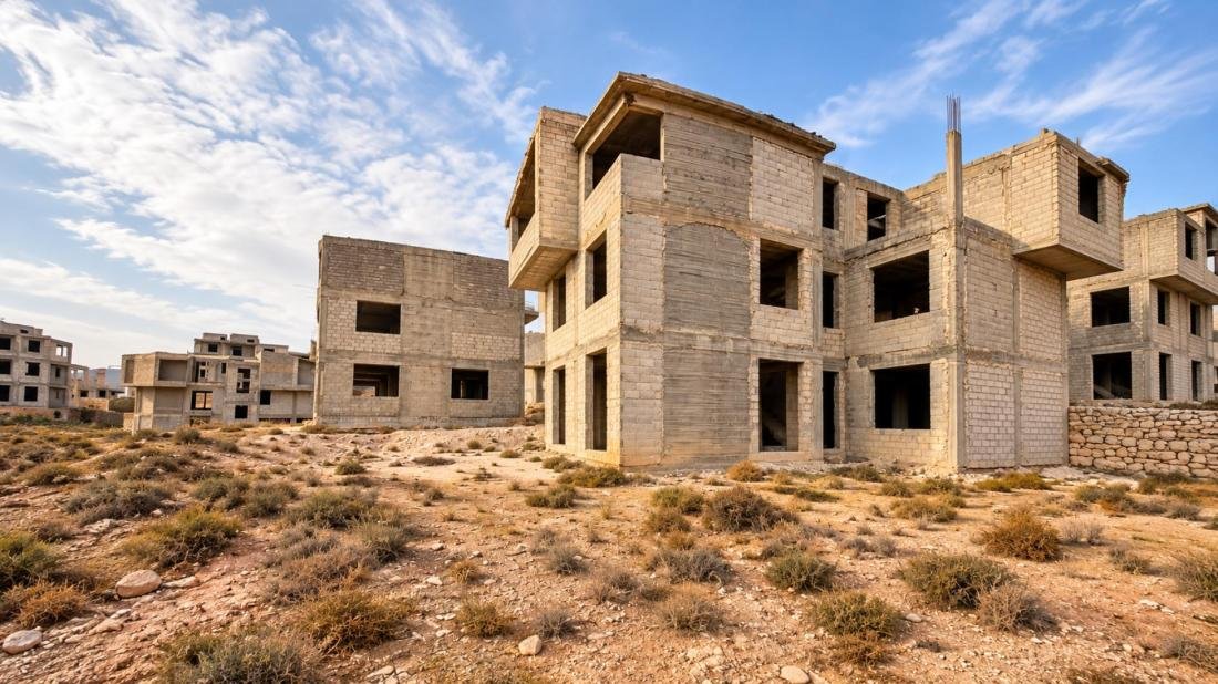 Sheikh Zayed Villaları C Bölgesi'nde kaba inşaat villa