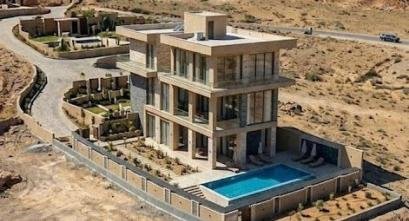 تصور للفيلا بعد الاكساء