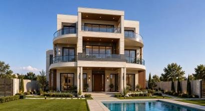 Villa visualization after finishing